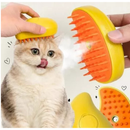 Escova A Vapor 3 Em 1 Pet Removedor Pelos Para Gatos E Cães-byb