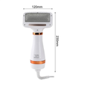 Escova Pet Secadora Elétrica para Secar e Remover Pelos de Gato e Cachorro Envio Rápido 110V